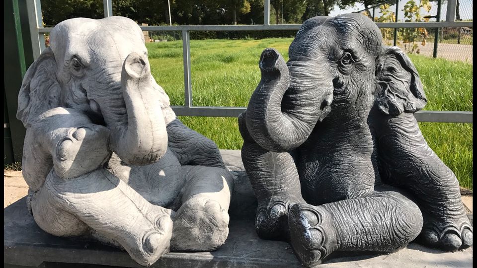 ‼️XL Elefant 125kg Elephant Elefanten Steinfigur Schrebergarten‼️ in Duisburg