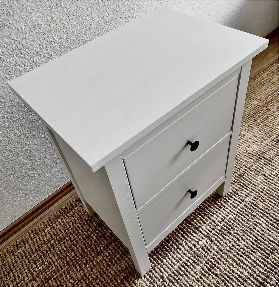 Ikea HEMNES Kommode mit 2 Schubladen, weiß gebeizt in Essen