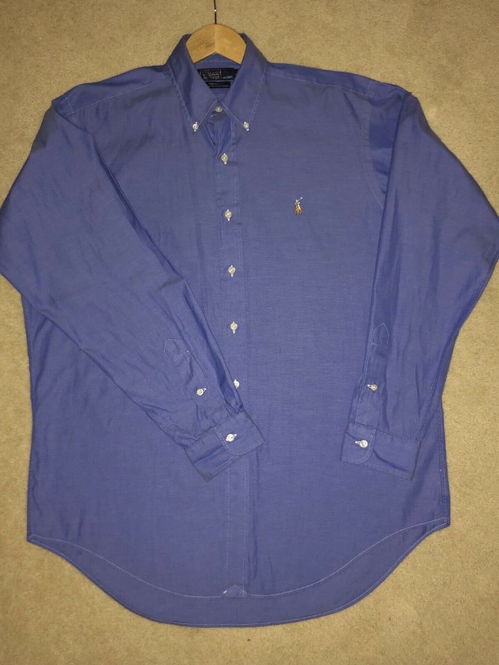 Herren Hemd blau von Polo Ralph Lauren Gr 40/41 in Salzkotten