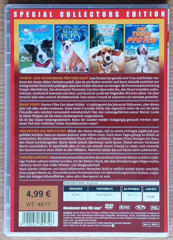 ☆ Die schönsten Hunde- und Pferdefilme ☆ 2 DVD's ☆ in Roding