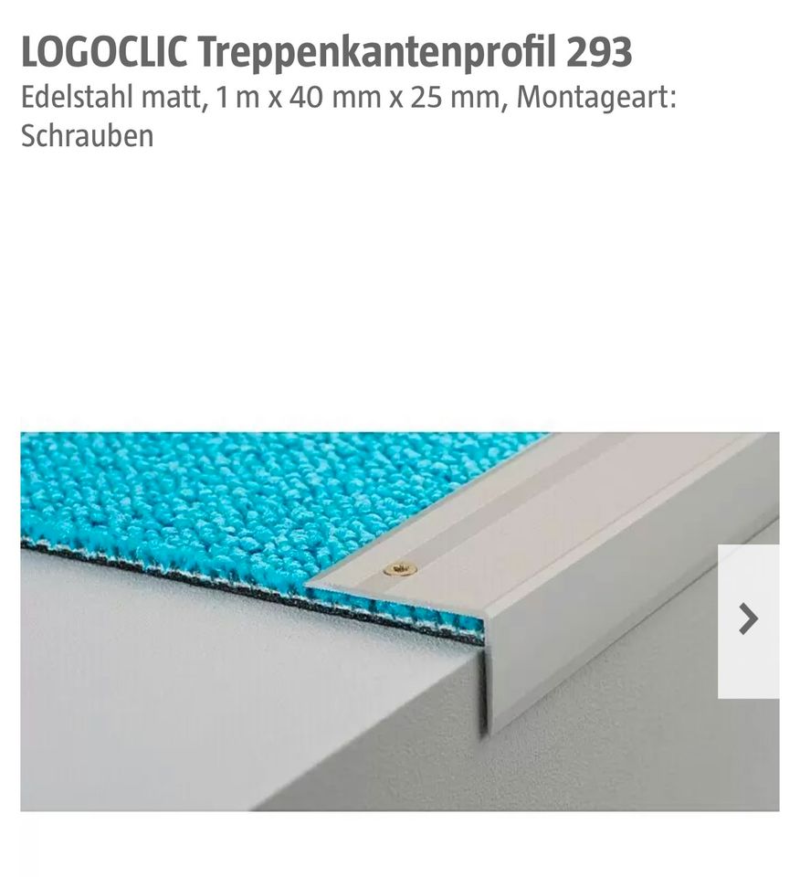 Neu und verpackt, Leiste, Treppenkante in Düsseldorf