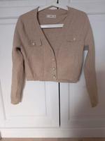 Strickjacke Mango Gr 36 bis 38 beige mit Schmuckknöpfen tolles Ma Hessen - Sinntal Vorschau