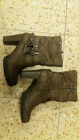 Tom Tailor Stiefeletten Größe 36 braun Reißverschluss Leder Rostock - Reutershagen Vorschau