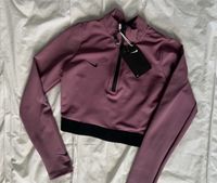 Nike Sport-Oberteil Crop-Top Langarmshirt Longsleeve xs s m rosa Nordrhein-Westfalen - Hagen Vorschau