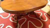 Ausziehbarer Tisch Echtholz Esstisch im Biedermeierstil oval Hessen - Schlangenbad Vorschau
