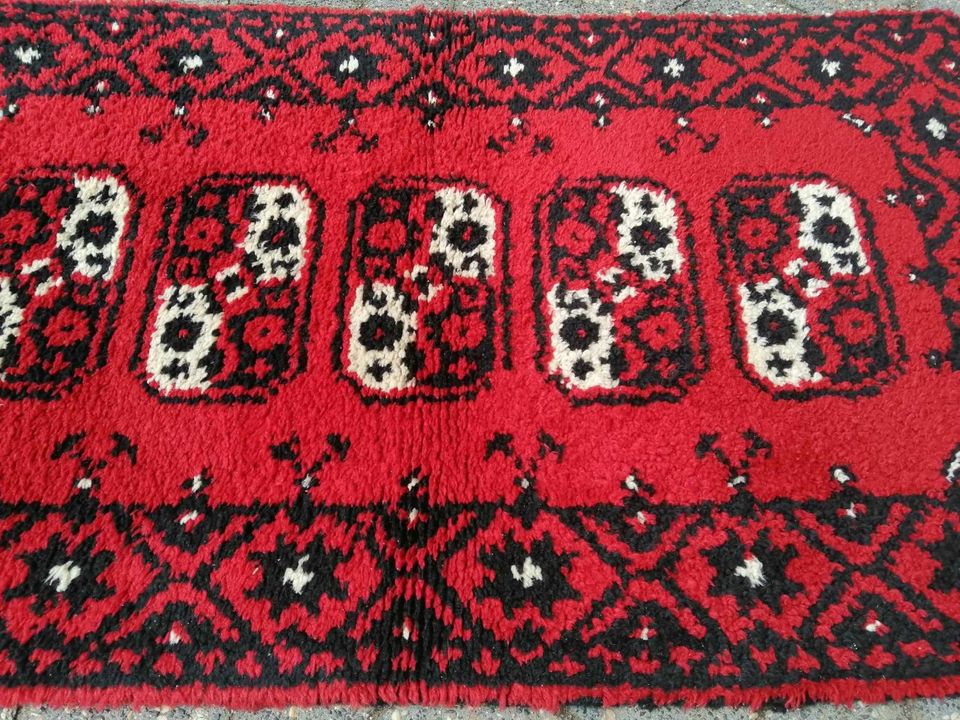 Vintage Teppich Brücke Carpet 125 x 75 cm in Taunusstein