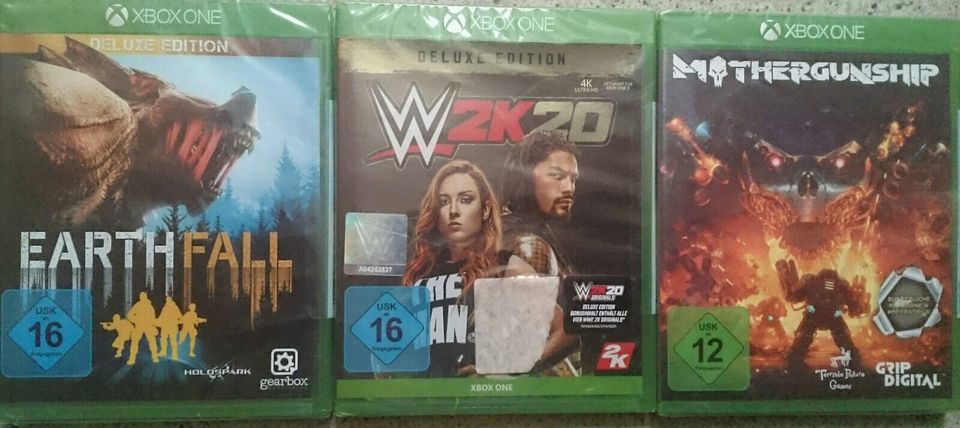 3 XBOX one Spiele: Earthfall/Wrestling W2K20 deluxe/Mothergunship in  Münster (Westfalen) - Angelmodde | X-Box Spiele gebraucht kaufen | eBay  Kleinanzeigen ist jetzt Kleinanzeigen