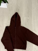 Rotbraune kurze Sweatshirtjacke Hemelingen - Arbergen Vorschau