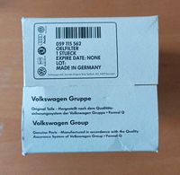 Ölfilter  059 115 562 VW, Seat, Skoda, Audi, VW Nutzfahrzeuge Nordrhein-Westfalen - Ratingen Vorschau