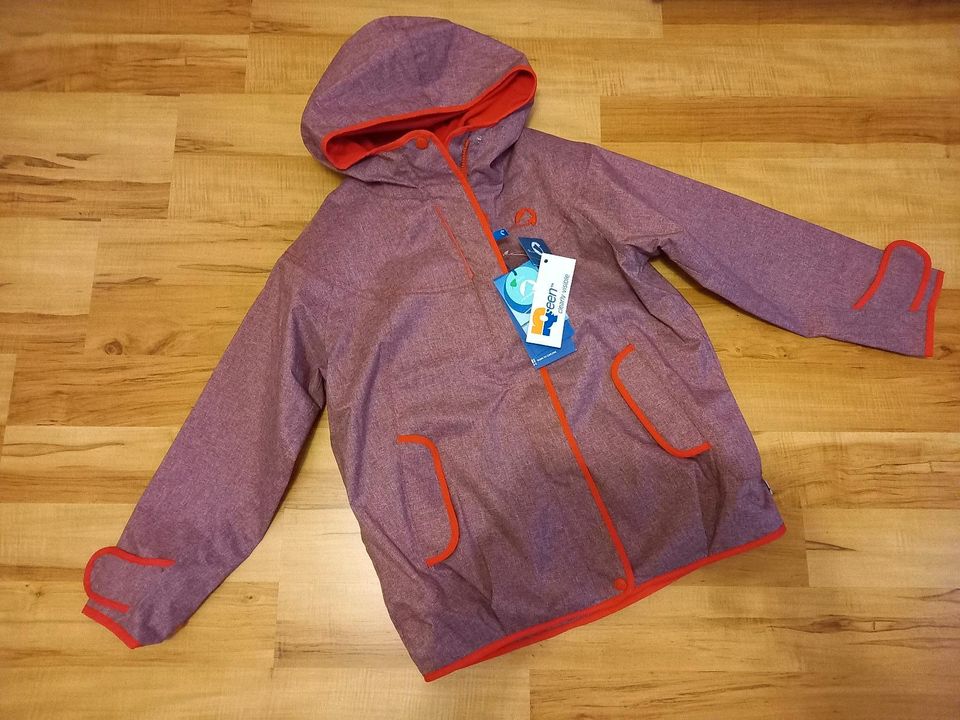 NEU Finkid Mantel LOKKI ICE 140/150 Regenjacke Zip in in Schönwalde-Glien