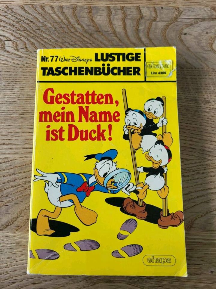 Walt Disney Taschenbuch "Gestatten, mein Name ist Duck" Nr. 77 in Reutlingen