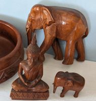 Buddha und zwei Elefanten aus Holz München - Moosach Vorschau