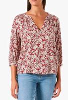 s. Oliver Damen Bluse Tunika floral beige rot 40 42 Niedersachsen - Oyten Vorschau