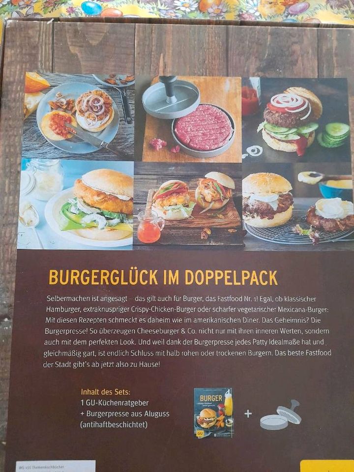 Burger Set mit  Pad, Buch, App + Extra Rezeptkalender in Markt Schwaben