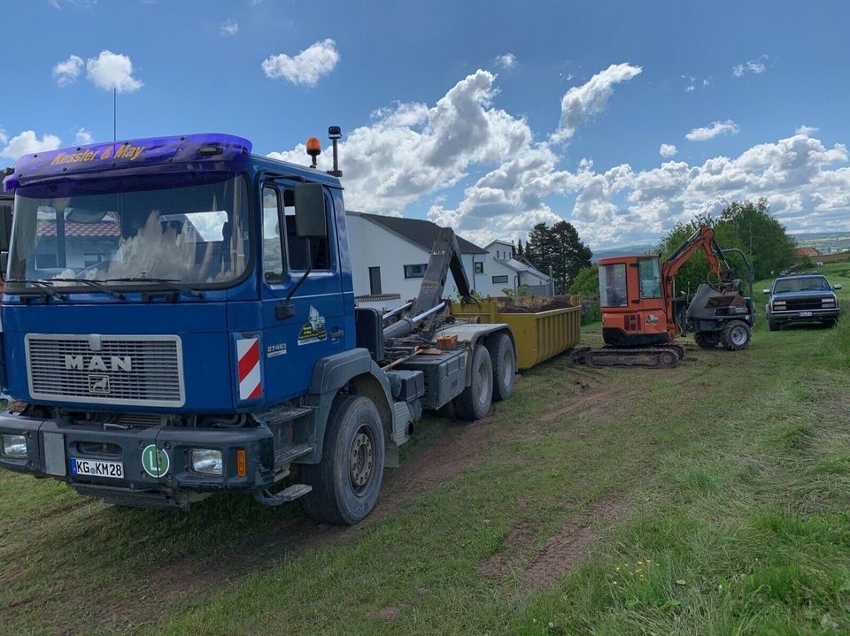 Vermiete,Baumaschinen,Bagger,Minibagger,Mobilbagger,LKW,Dumper in Bad Bocklet