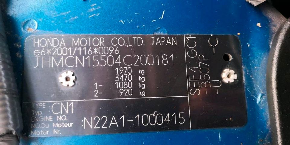 Honda Accord Cn1 TÜV 11/25 , kein Dpf in Ihlow