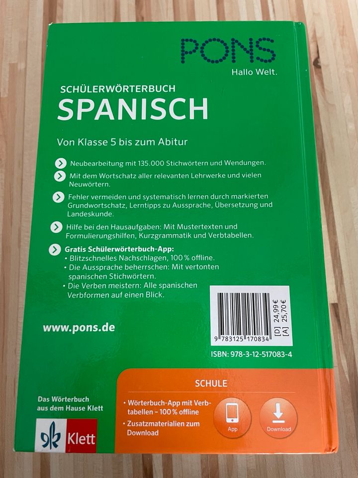 PONS Spanisch Wörterbuch in Axstedt