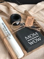 Geschenkset Mitbringsel Mama MOM | WOW Haus Kerzenhalter Bayern - Aldersbach Vorschau