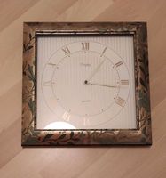 Tropby Wand-Uhr Quarz-Uhr Blumen-Ranke Verzierung viereckig Hessen - Hohenahr Vorschau