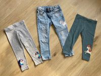 Set Jeans Hose Leggins Gr. 98 92 C&A grün Einhorn Unicorn Glitzer Bayern - Bamberg Vorschau