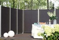 5 x Screen Sichtschutz Zaun 120x180 cm + 6 Alu Pfosten Windschutz Westerwaldkreis - Hahn am See Vorschau