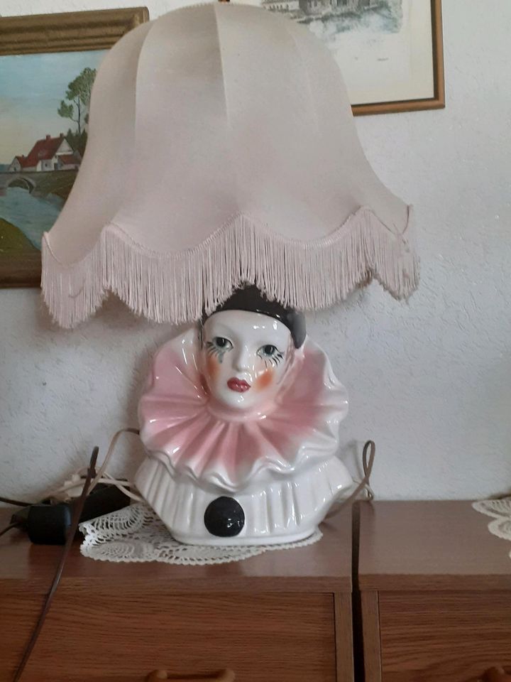 Stehlampe, Vintage, Clown, klein,Licht in Geislingen