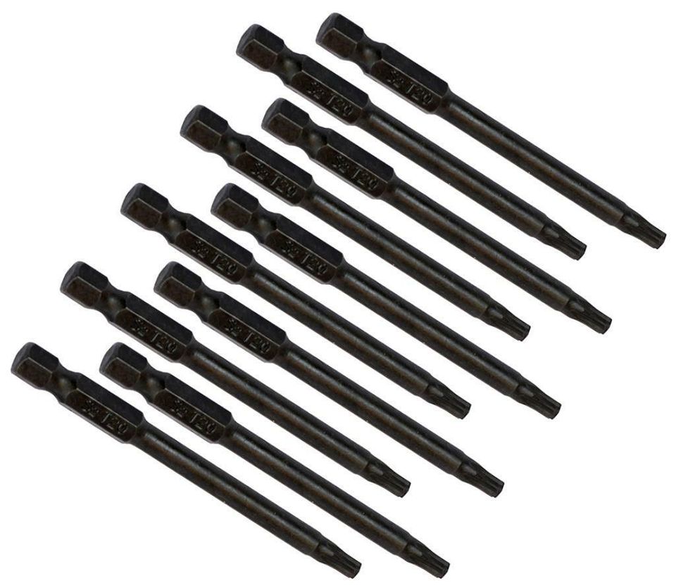 Magnetisches Torx Bit T 20 Set -10 Stk. - aus gehärtetem Stahl in Großenkneten