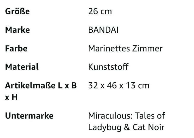 Zimmer von Ladybug, Marinette, Weihnachtsgeschenk in Ennepetal