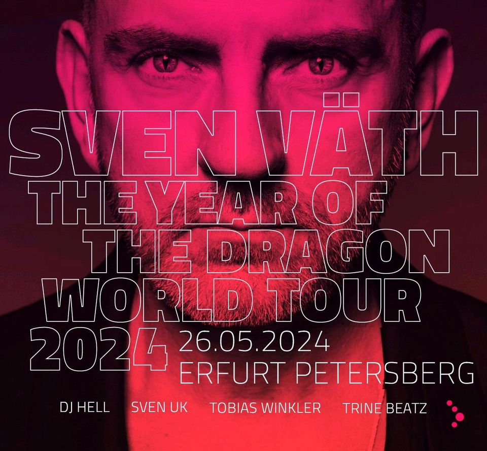 2 Tickets Sven Väth 26. Mai 2024, Erfurt (zzgl. DJ Hell, u.a.) in Frankfurt am Main