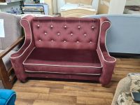 Sofa LORD 2-Sitzer Couch Velour bordeauxrot 150x85 Chesterfield Rheinland-Pfalz - Speyer Vorschau