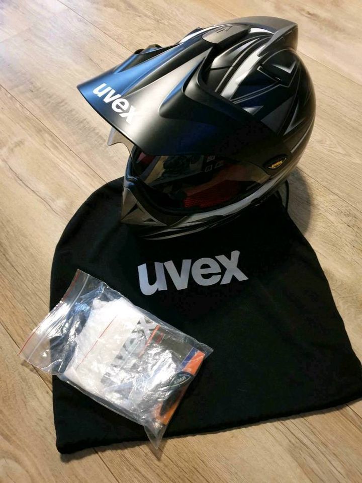 UVEX Enduro Motorradhelm Integralhelm Gr. XS NEU in Haan