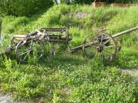 Alte Wagenräder, Holzschlitten, Drehschemel Bayern - Wasserburg am Inn Vorschau