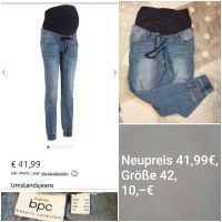 Umstandsjeans, blau, Größe 42, BonPrix Rheinland-Pfalz - Nieder-Olm Vorschau