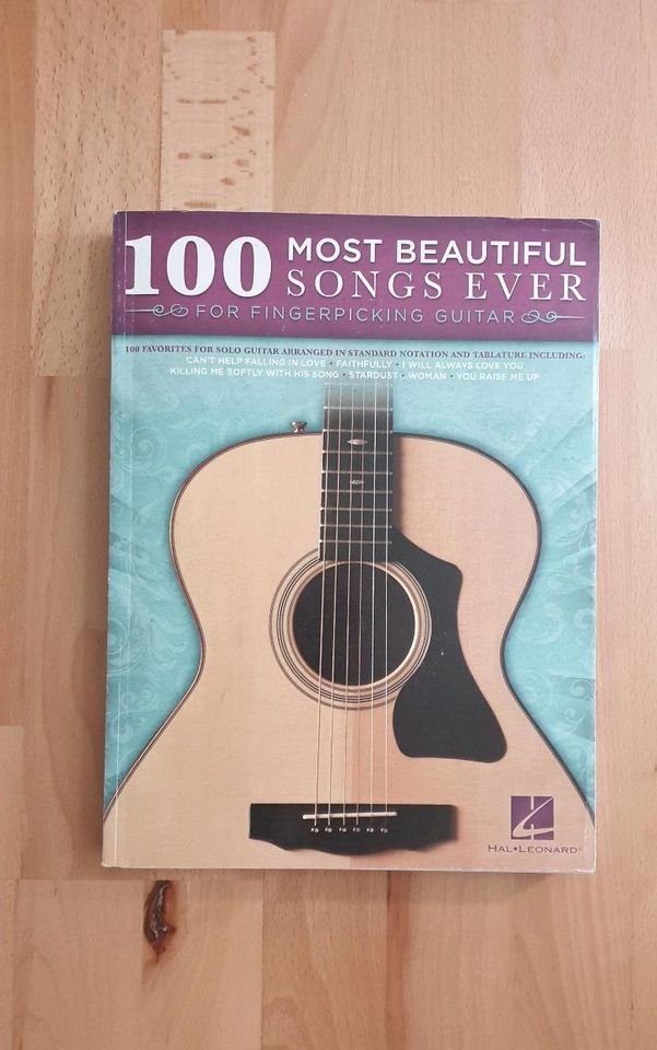 100 Most Beautiful Songs Ever for Fingerpicking Guitar Noten in Buckenhof Mittelfranken