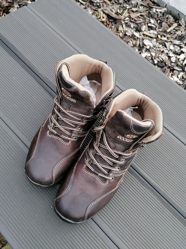 Dockers Herren Leder Winter Boots Stiefel Gr. 41 / 42 neuwertig in Oberhausen