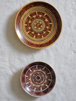 2x DDR Wandteller Keramik Töpferhof-Stil 18 cm & 14 cm handbemalt Hannover - Vahrenwald-List Vorschau