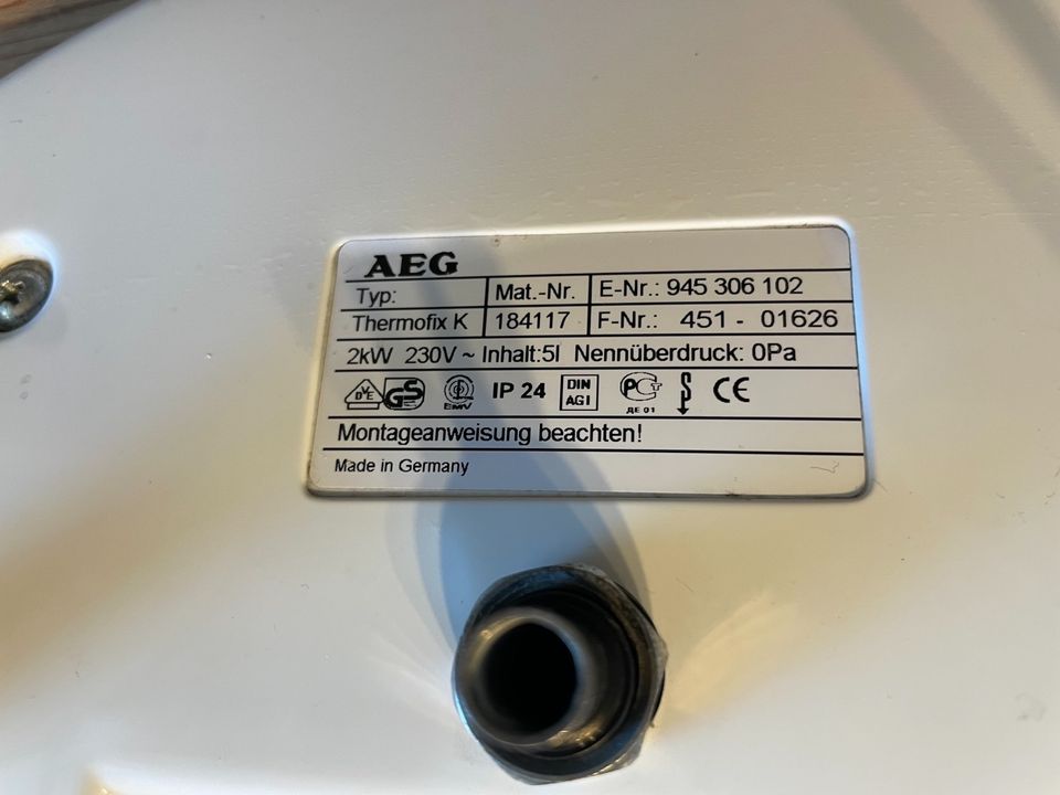 AEG Thermofix K Heißwassergerät in Herten
