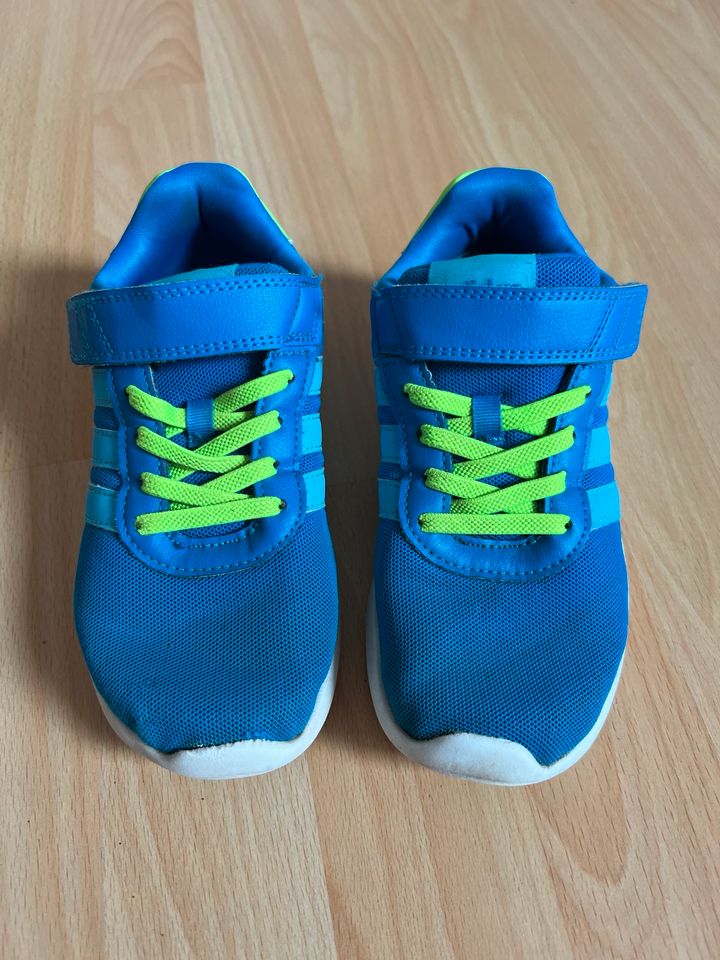 Adidas Sneaker Sportschuh lite racer blau Größe 31 in Bodelshausen