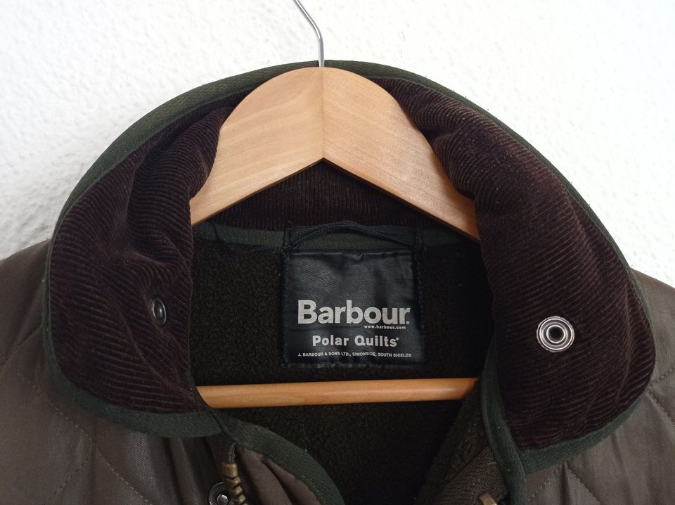 Braune Barbour Herren - Unisex  Stepp jacke Outdoor Größe L in Sinzig