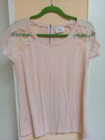 Gina T-Shirt mit Spitze 42 Rosé Niedersachsen - Munster Vorschau