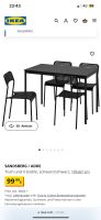 Ikea Tisch, Modell : Sandsberg , schwarz, leichte Gebrauchsspuren Altona - Hamburg Othmarschen Vorschau