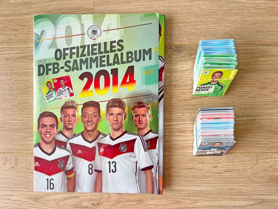 Sammelkarten Fußball& offizielles DFB-Sammelalbum 2014 REWE in Erkelenz