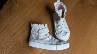 H&M Sneaker 25 weiß Glitzer Katzen Rüschen Klettverschluss Bayern - Aichach Vorschau