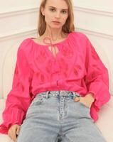 Bluse Pink Bluse mit Stickerei Ibiza Bluse Nordrhein-Westfalen - Kaarst Vorschau