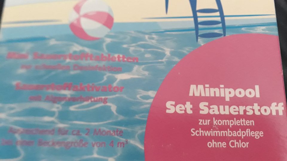 Pool Pflege Sauerstofftabletten Desinfektion Algenverhütung  NEU in Iserlohn