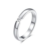 Edelstahl Ring Solitär Cubic Zirkonia AAA P Gelb Gold Silber Duisburg - Duisburg-Mitte Vorschau