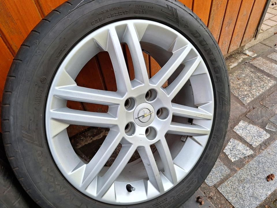 Opel Vectra C Signum GTS Felgen uns Reifen 17" in Zaunröden