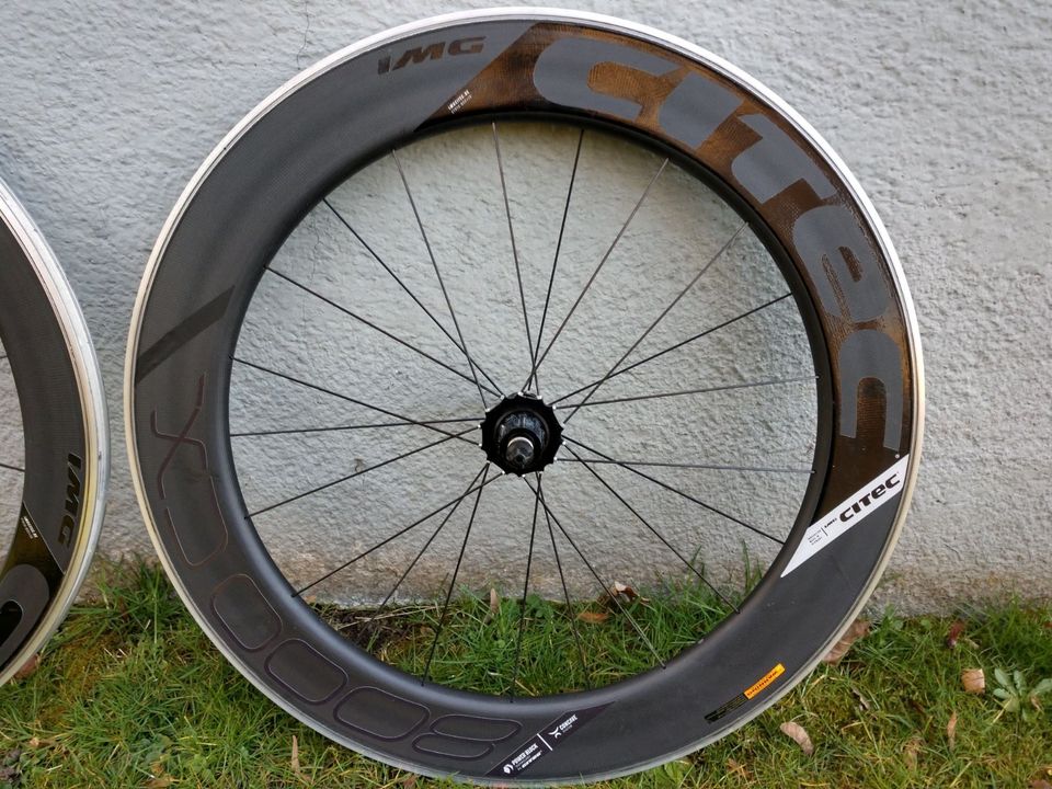 citec 8000 cx laufradsatz 63mm 80mm carbon felgen zipp 808 lrs in München