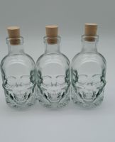 3x 200 ml Totenkopf/Pirat Glasflasche mit Verschlusskorken Nordrhein-Westfalen - Mettmann Vorschau