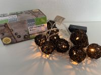 Lichterkette mit 10 Rattankugeln wie neu Balkon Garten Terrasse Frankfurt am Main - Nieder-Eschbach Vorschau